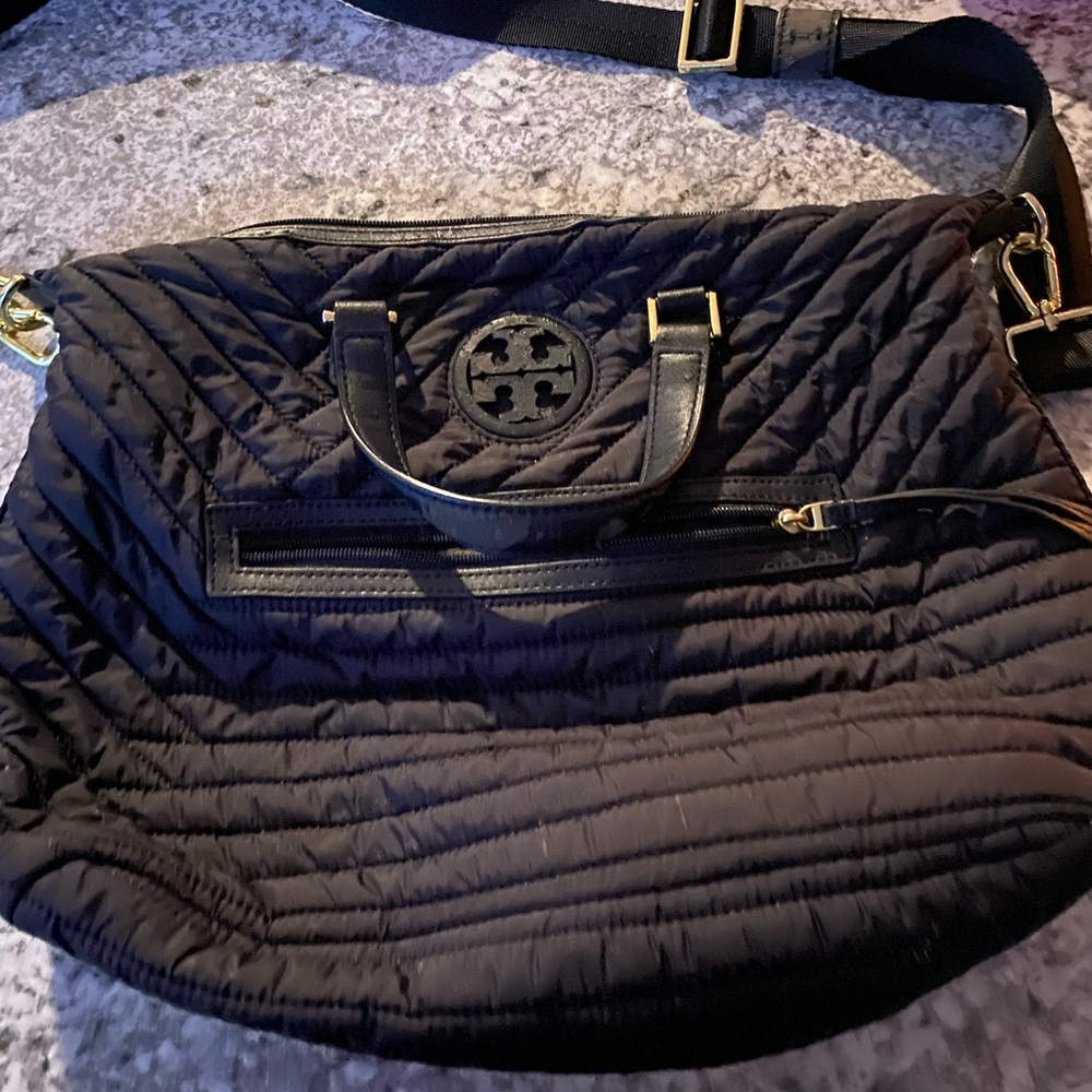 Tory Burch Black Quilted Shoulder Bag